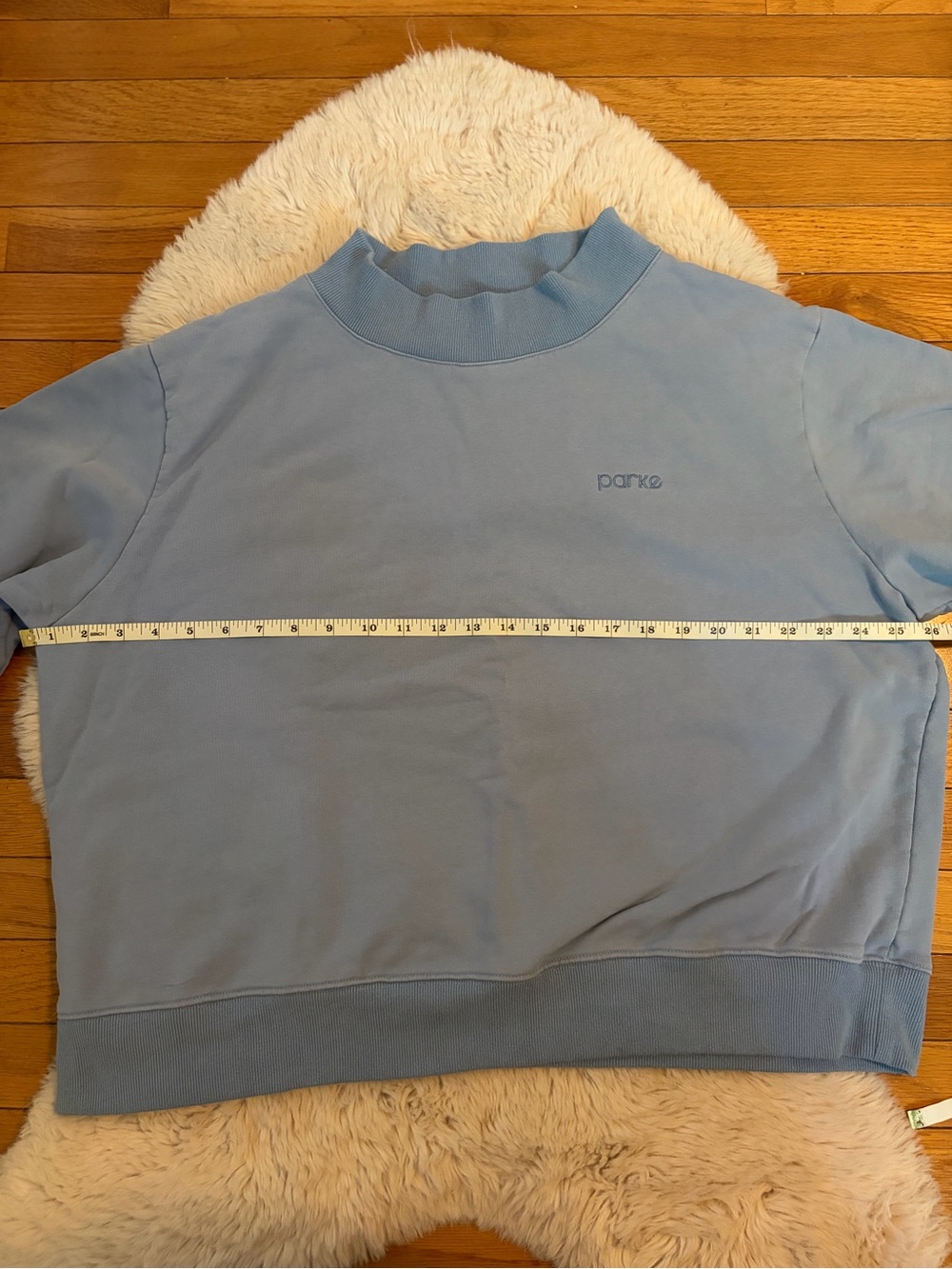 Parke Classic Mockneck - light blue, L/XL - Picture 3 of 10